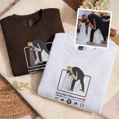 Custom Embroidered Music Lover Sweatshirt or Hoodie