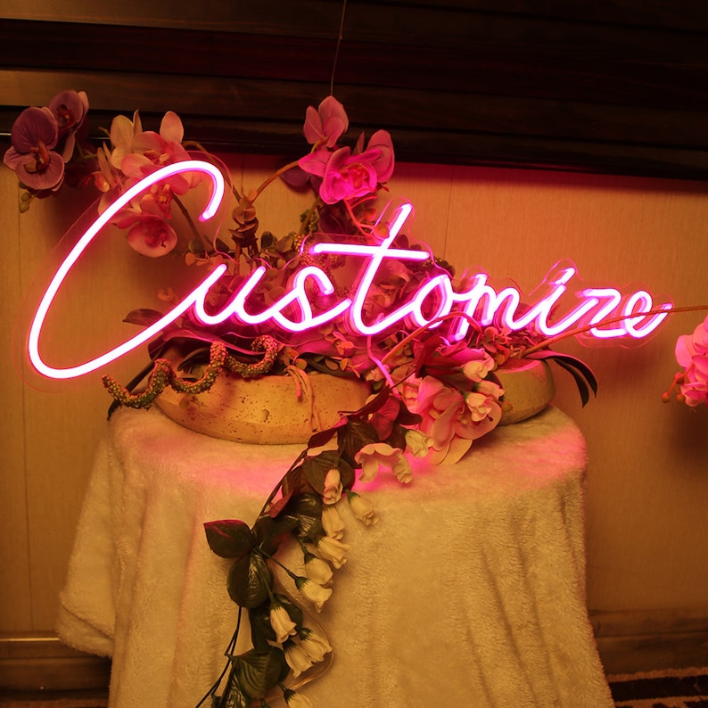 Custom Neon Sign / Neon Sign / LED Neon Sign / Personalized Neon Sign / Neon Signs / Neon Sign Art / Neon Light / Neon Wall Art image 1
