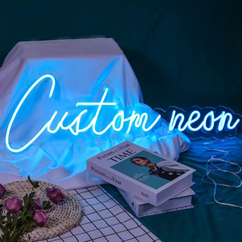 Custom Name Neon Sign Neon sign Bar Neon sign Personalized sign LED Neon Sign Neon Sign Light Kids Room Sign Wedding Sign image 1