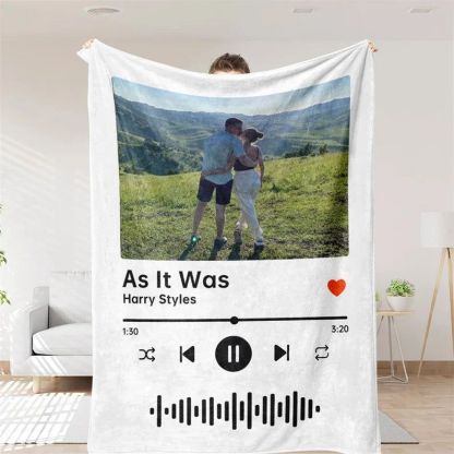 Custom Music Blanket Photo Starlight Blanket
