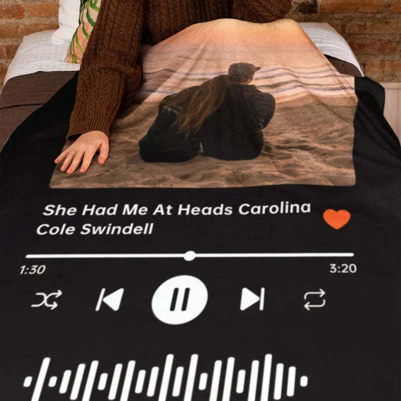 Custom Music Blanket Photo Starlight Blanket