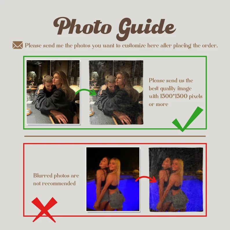 Custom Music Blanket Photo Starlight Blanket