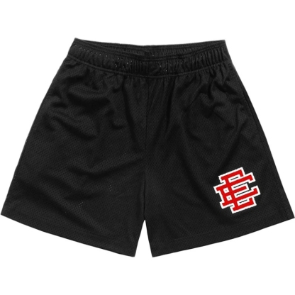 NYC Skyline Men’s Mesh Shorts - Athletic Casual Gym Workout Shorts, Summer Fitness Pants