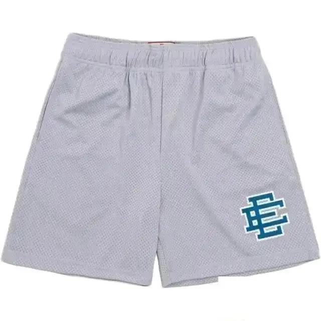 NYC Skyline Men’s Mesh Shorts - Athletic Casual Gym Workout Shorts, Summer Fitness Pants