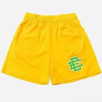 NYC Skyline Men’s Mesh Shorts - Athletic Casual Gym Workout Shorts, Summer Fitness Pants
