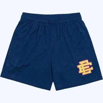 NYC Skyline Men’s Mesh Shorts - Athletic Casual Gym Workout Shorts, Summer Fitness Pants