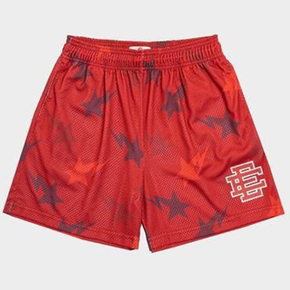 NYC Skyline Men’s Mesh Shorts - Athletic Casual Gym Workout Shorts, Summer Fitness Pants
