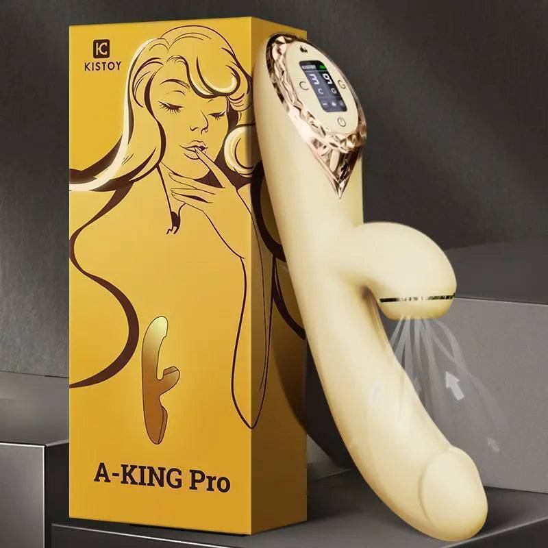 KISTOY A-King Pro Heated Sucking Vibrator-SexBodyShop