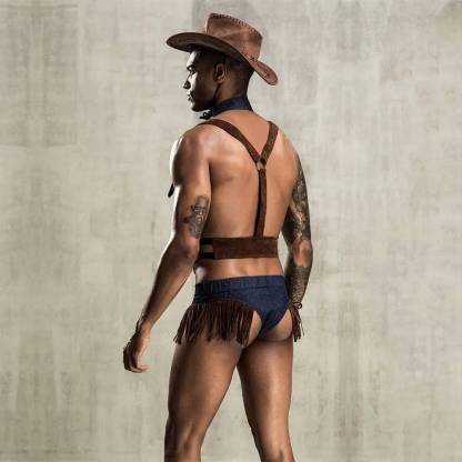 Men's West Cowboy Costume-SexBodyShop