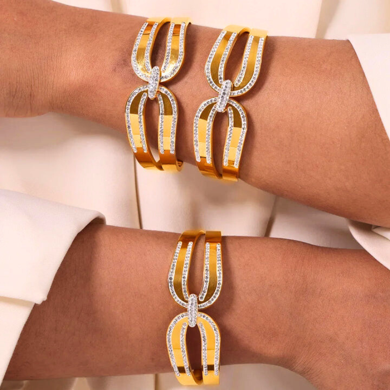 Duchess Bow Bangle-VibeCloset