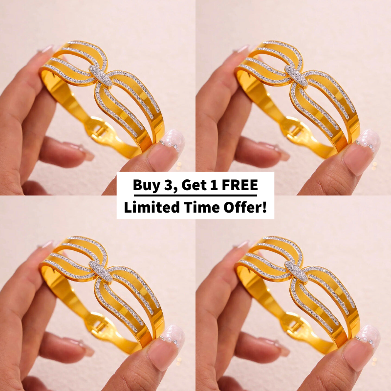 Duchess Bow Bangle-VibeCloset