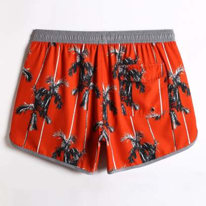 4.5 Inch Inseam Vintage Stretch Coconut Swim Trunks-VibeCloset