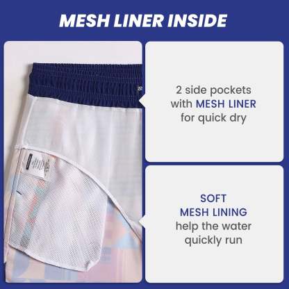 4.5 Inch Inseam Vintage Stretch Swallow Homing Swim Trunks-VibeCloset