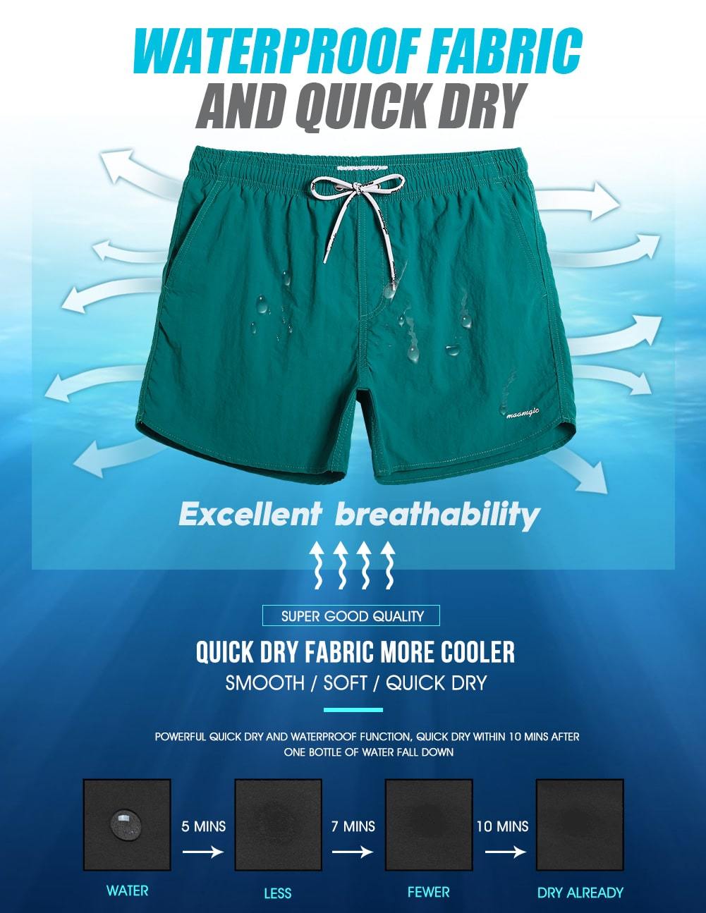 4.5 Inch Solid Nylon Swim Trunks Slim Fit-VibeCloset