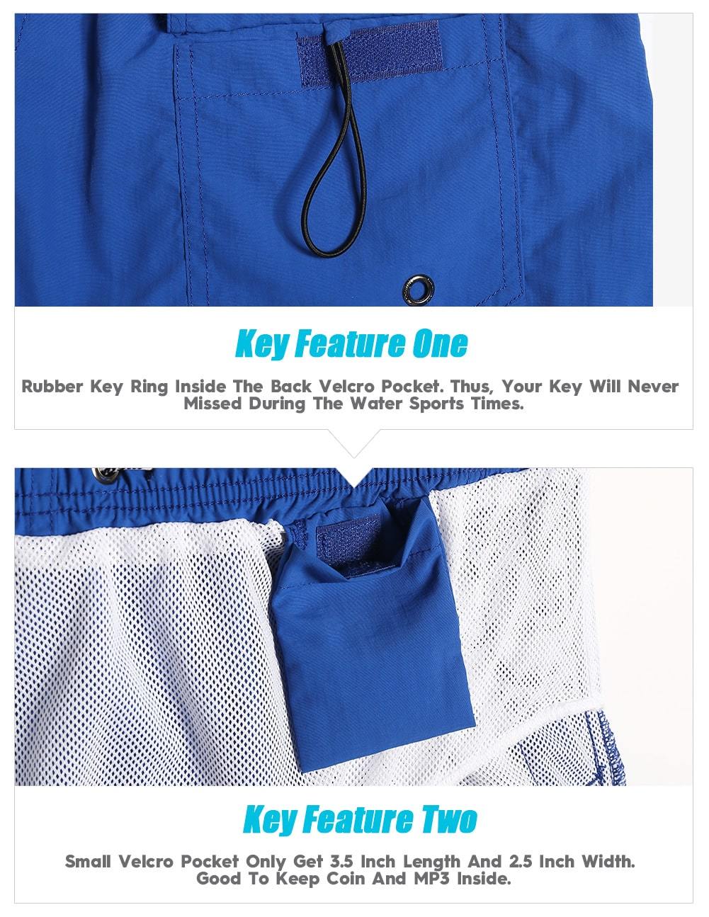 4.5 Inch Solid Nylon Swim Trunks Slim Fit-VibeCloset