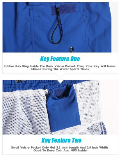 4.5 Inch Solid Nylon Swim Trunks Slim Fit-VibeCloset