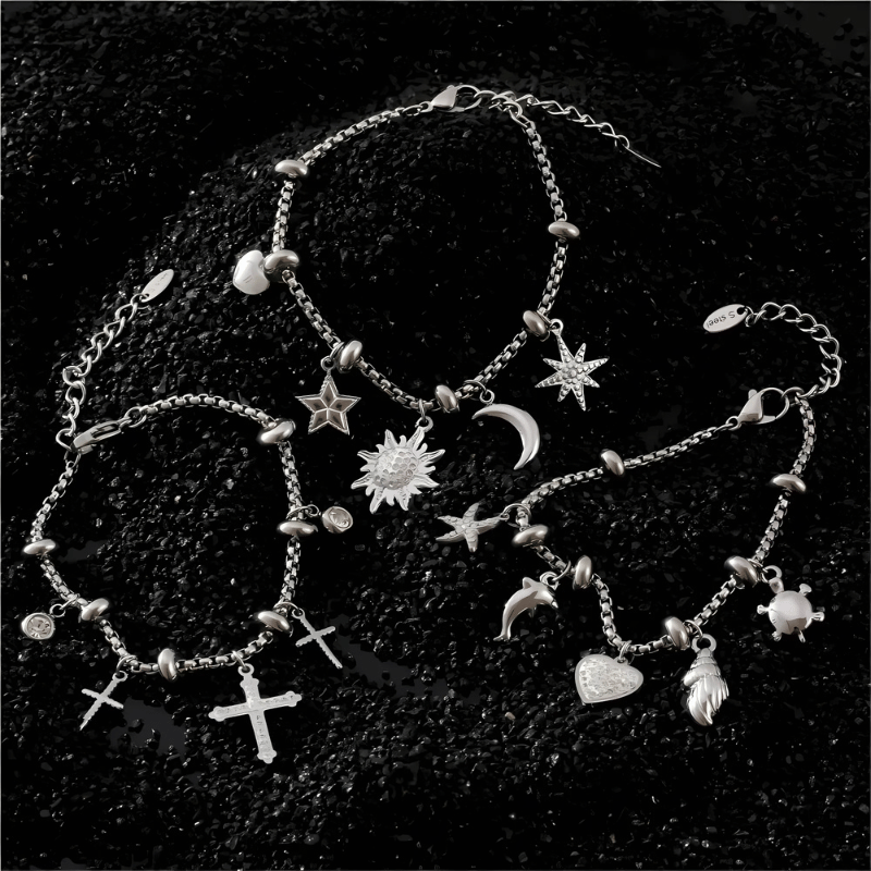 Faith & Nature Charm Bracelet Stack-VibeCloset