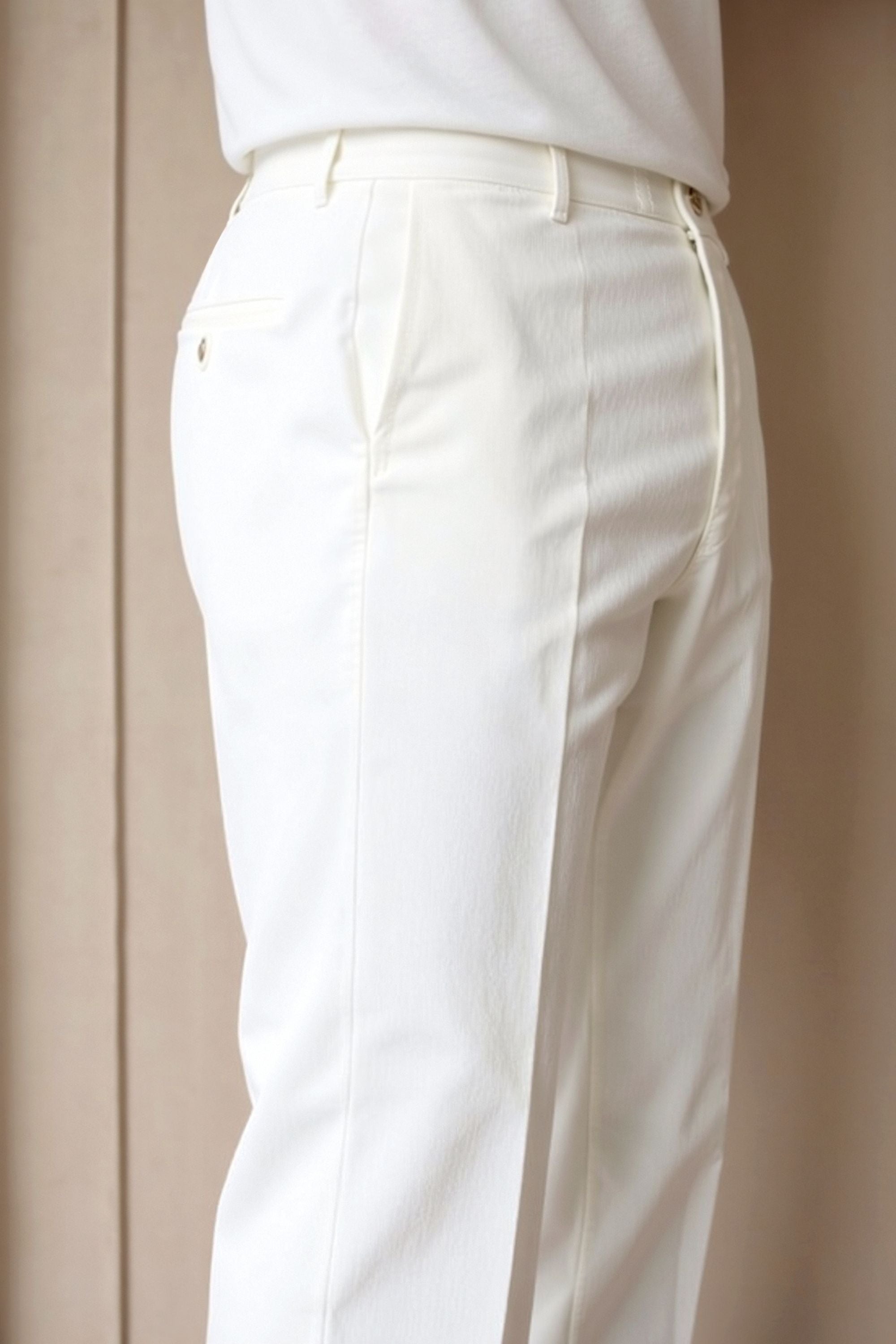 Smart Luxury Regular Fit Chino Ankle Pants-VibeCloset