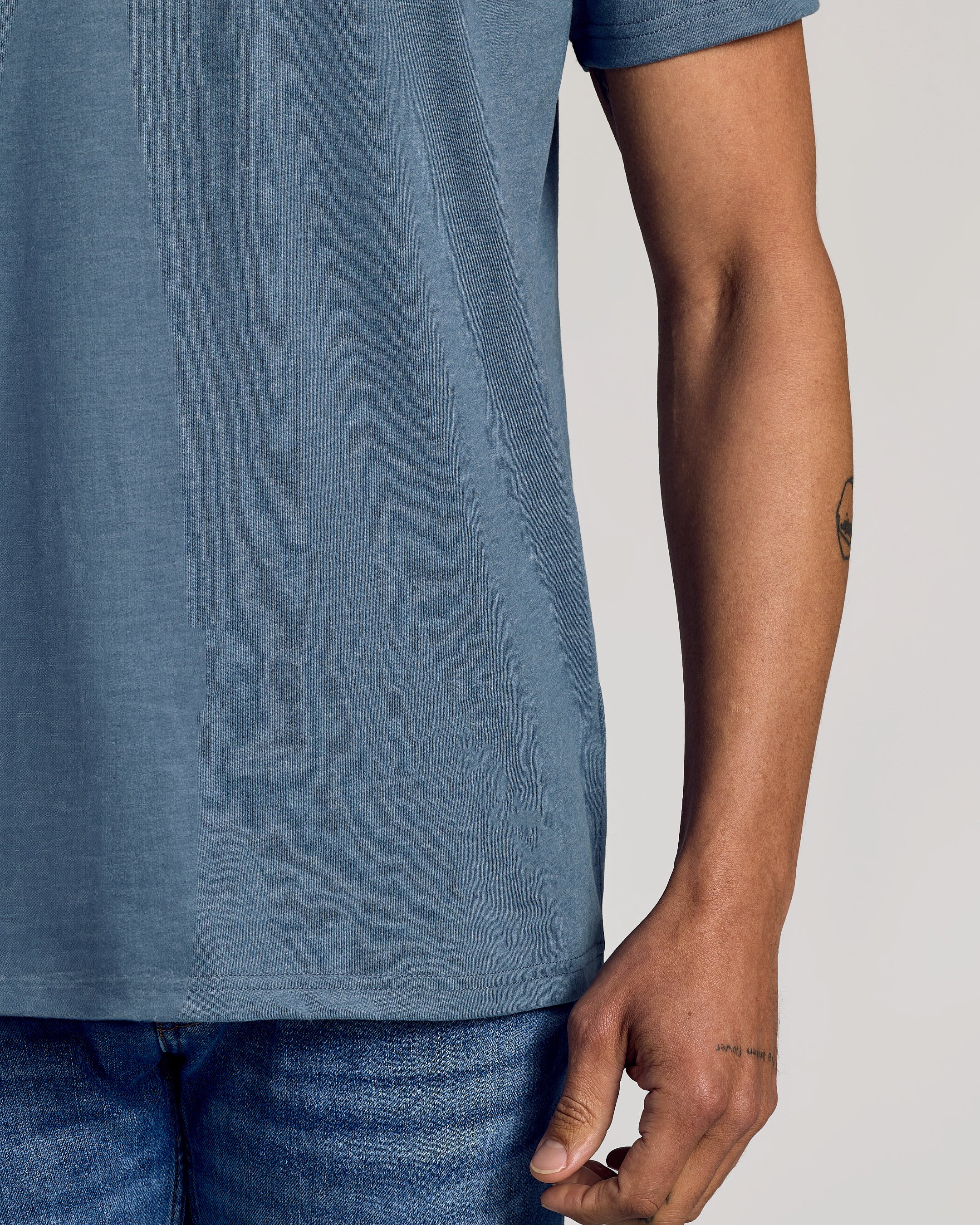 Dark Heather Tempest Short Sleeve Crew Neck Tee-VibeCloset