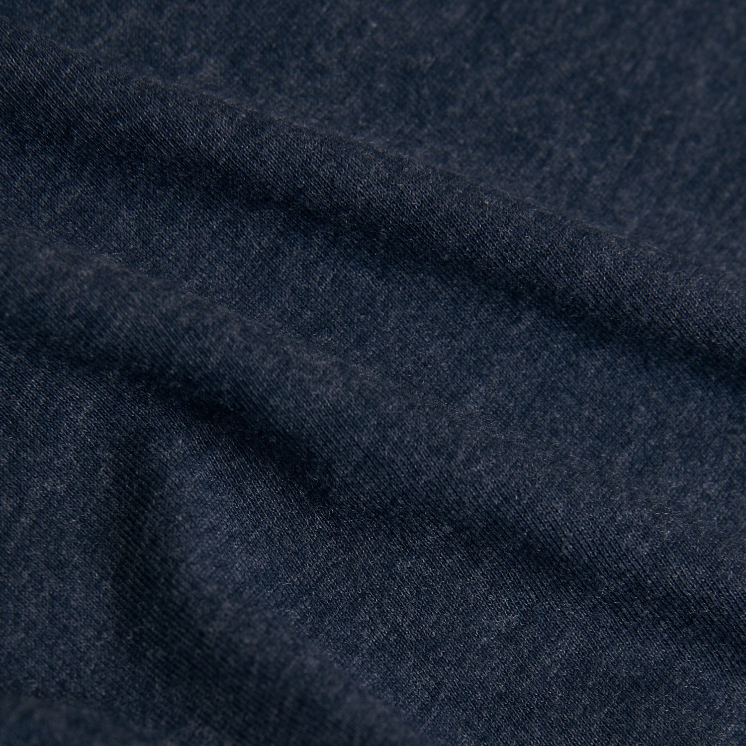 Heather Navy V-Neck Tee-VibeCloset