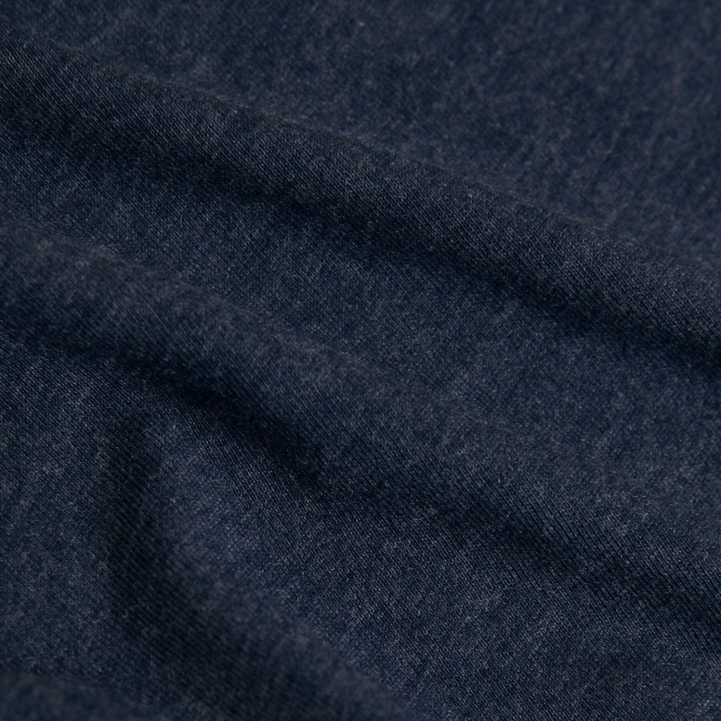 Heather Navy V-Neck Tee-VibeCloset