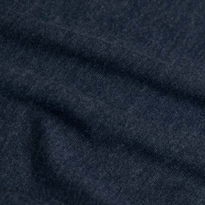 Heather Navy V-Neck Tee-VibeCloset