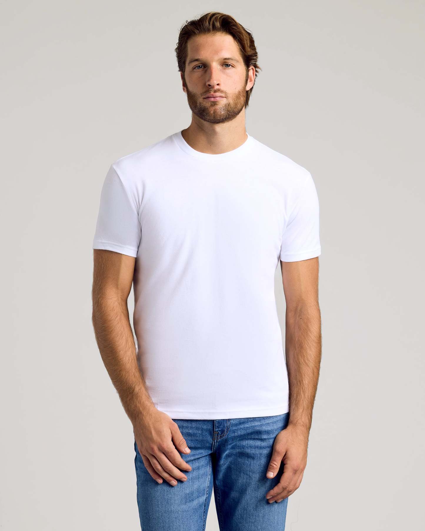 All White Short Sleeve Crew Neck 12-Pack-VibeCloset