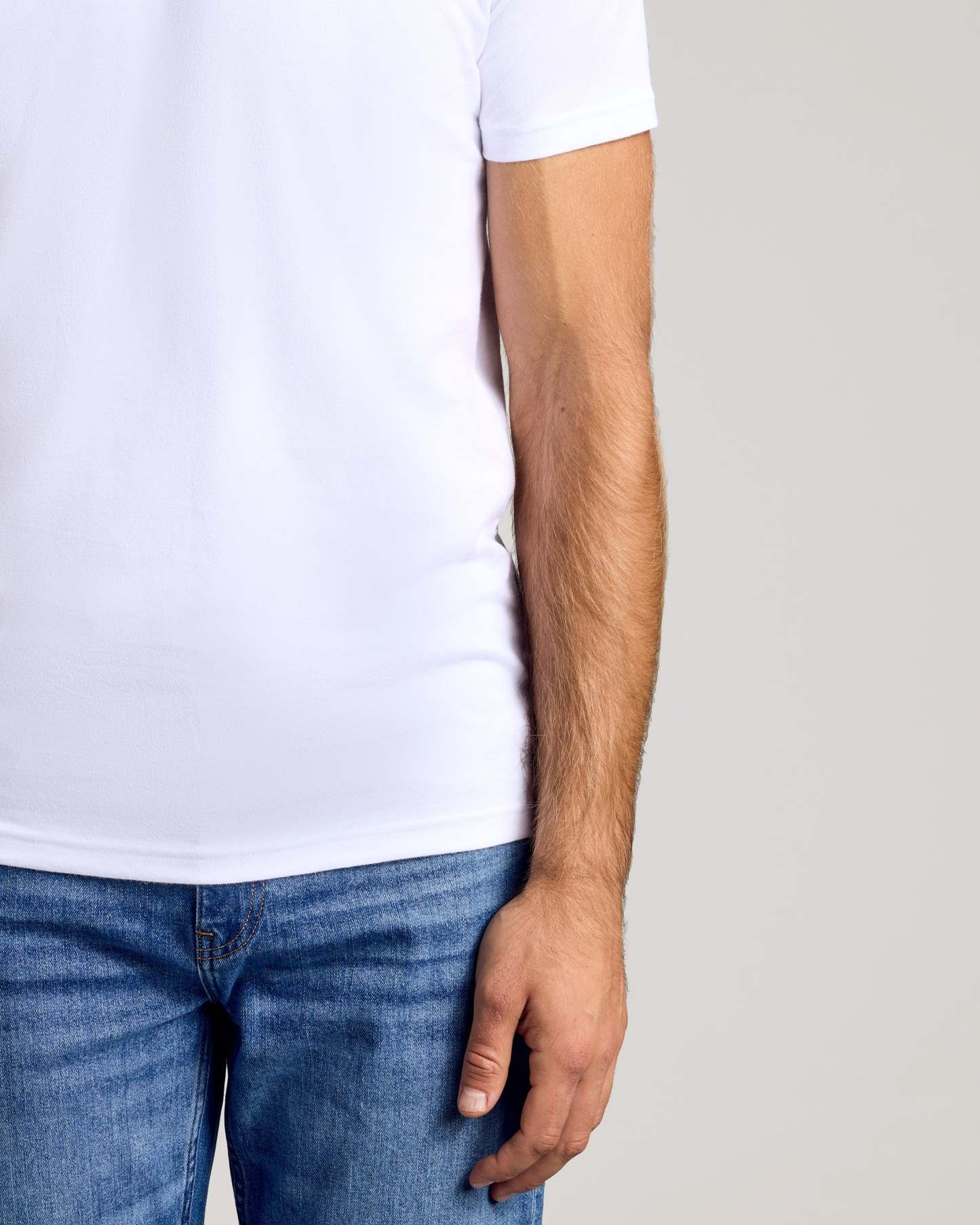 All White Short Sleeve Crew Neck 12-Pack-VibeCloset