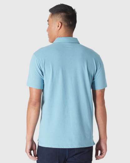 Heather Voyager Short Sleeve Polo-VibeCloset