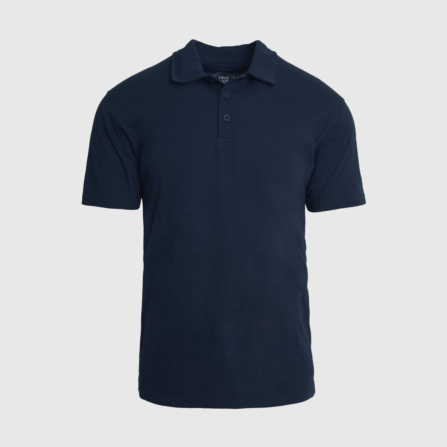 Navy Short Sleeve Polo-VibeCloset