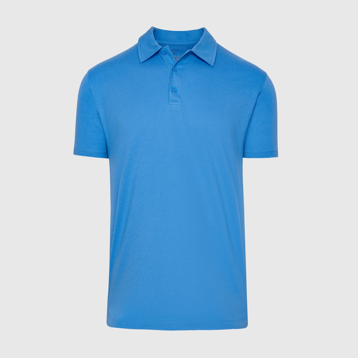 Periwinkle Blue Short Sleeve Polo-VibeCloset