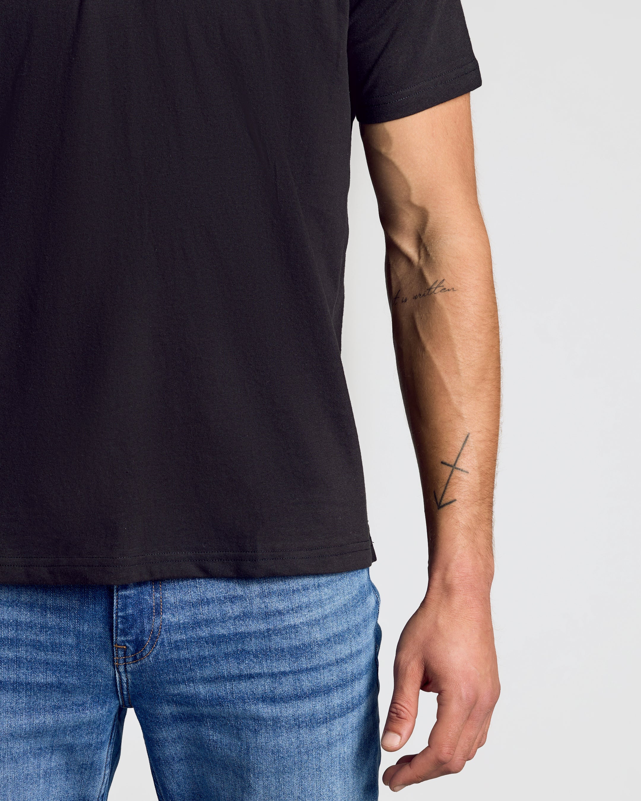 Black Short Sleeve Polo-VibeCloset