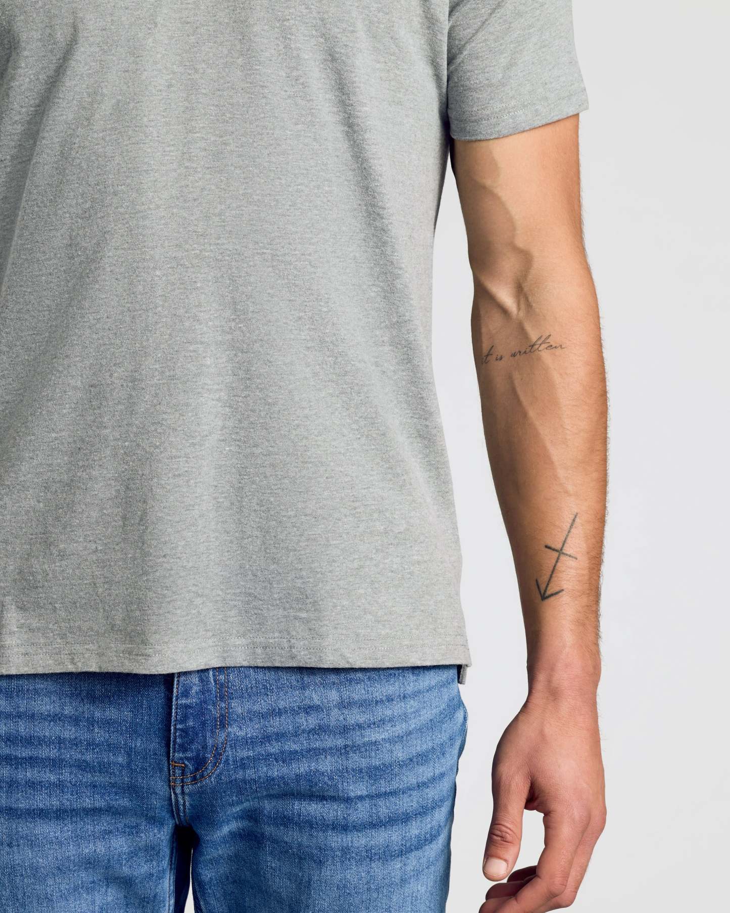 Heather Gray Short Sleeve Polo-VibeCloset