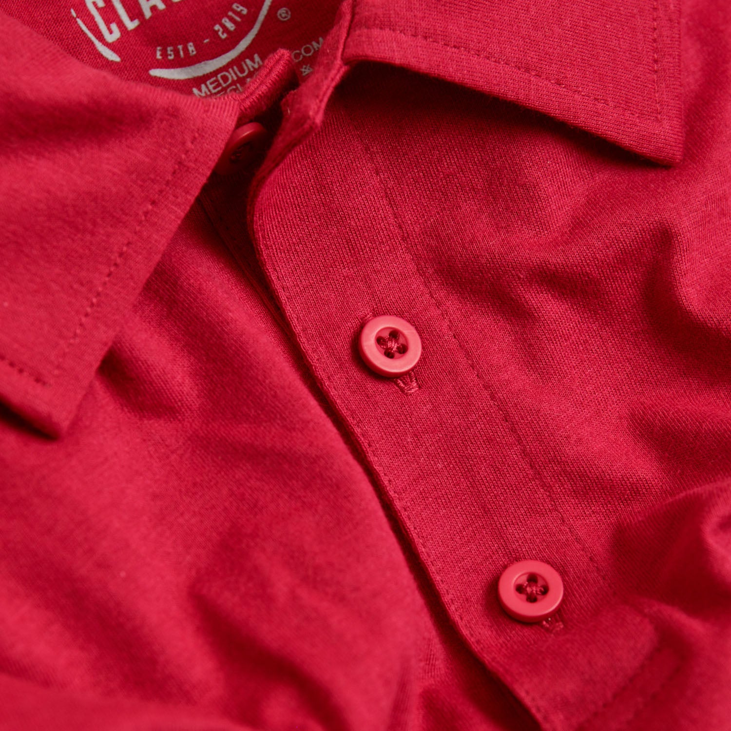 Raspberry Short Sleeve Polo-VibeCloset