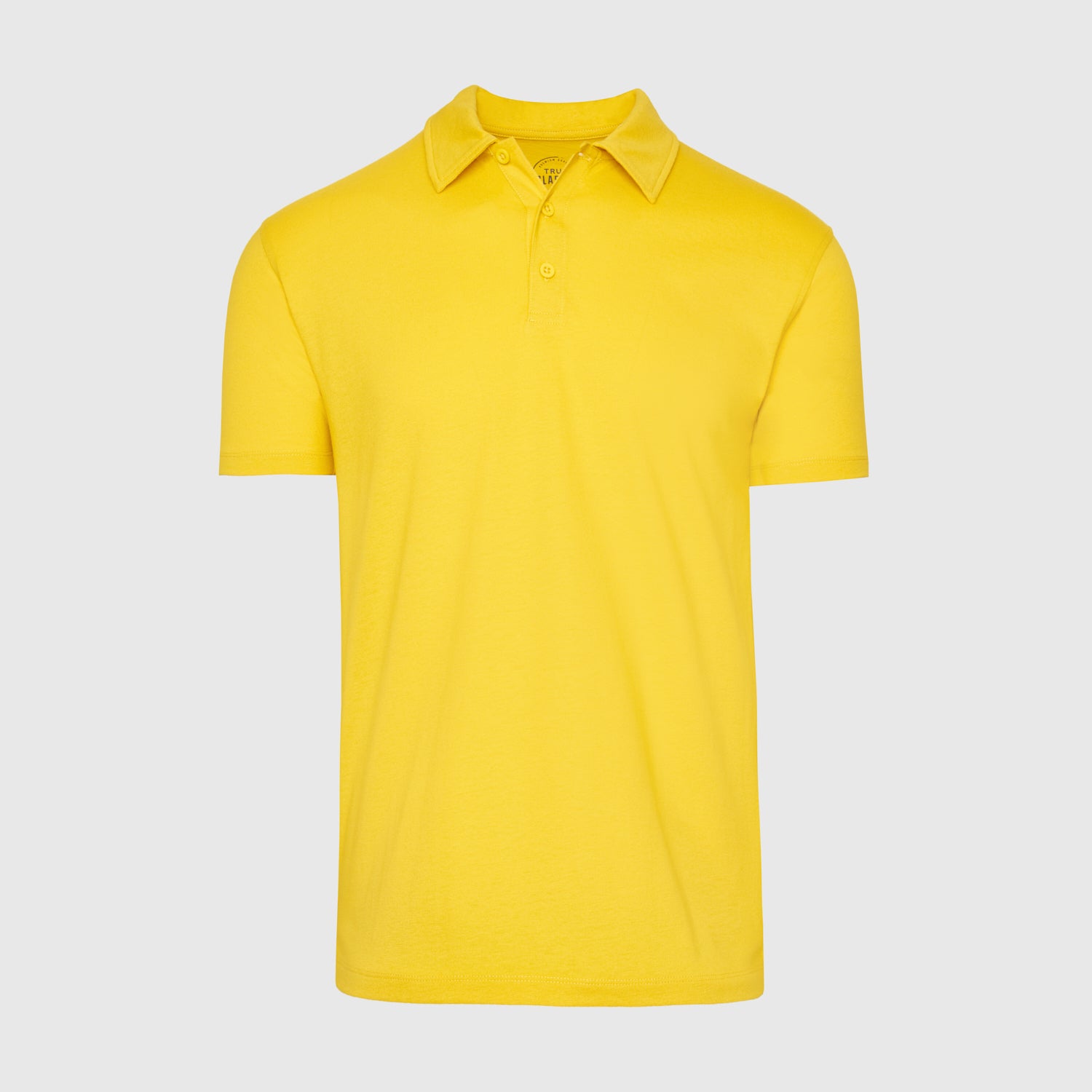 Yellow Short Sleeve Polo-VibeCloset