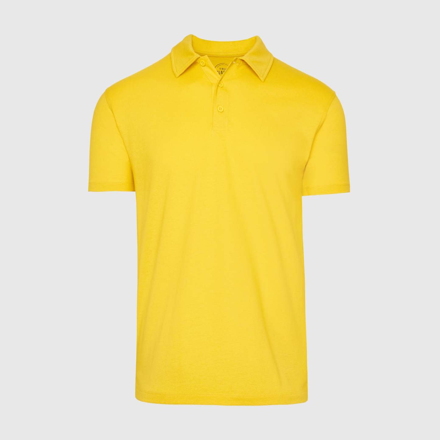 Yellow Short Sleeve Polo-VibeCloset