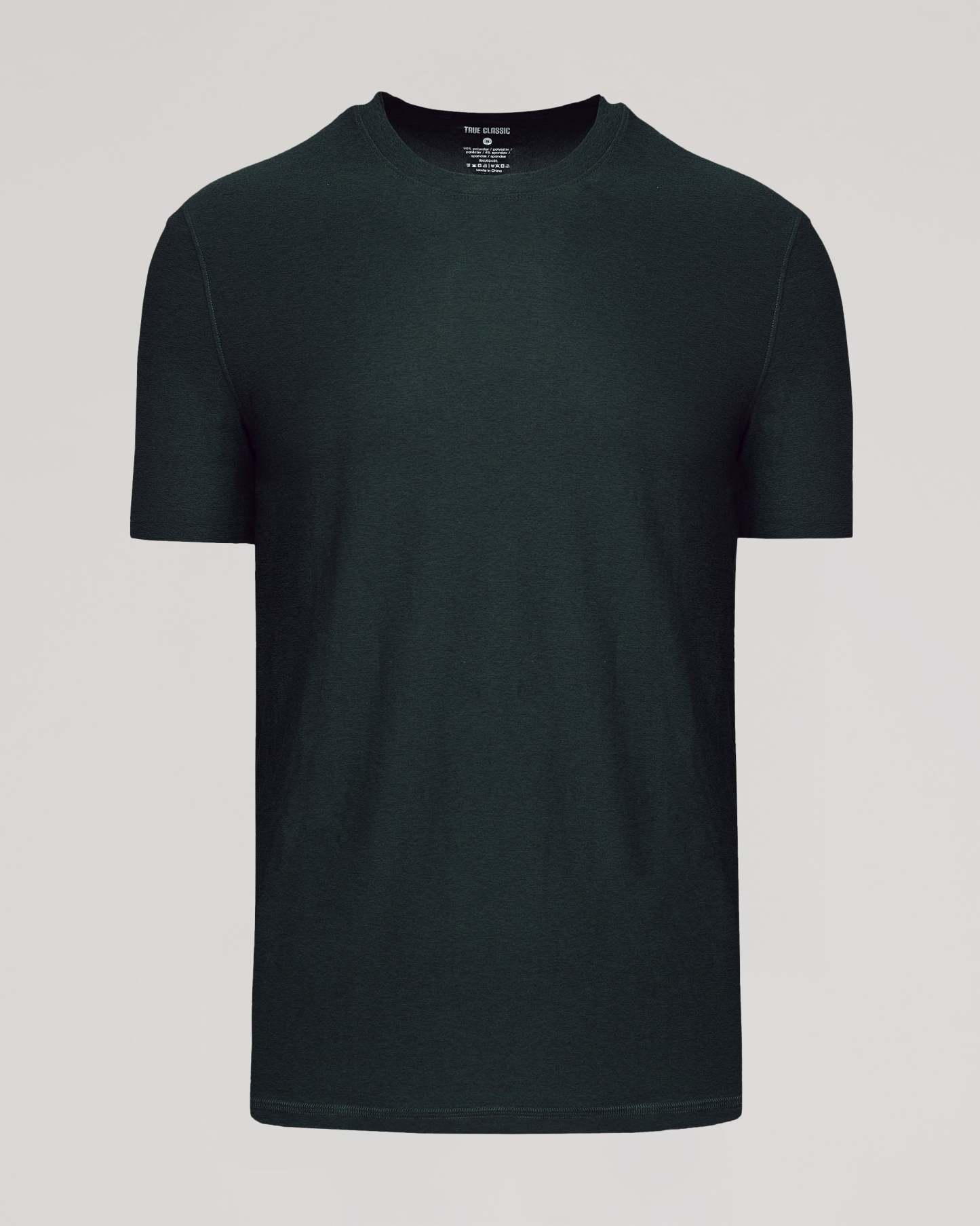 Dark Heather Forest Active Crew Neck Tee-VibeCloset