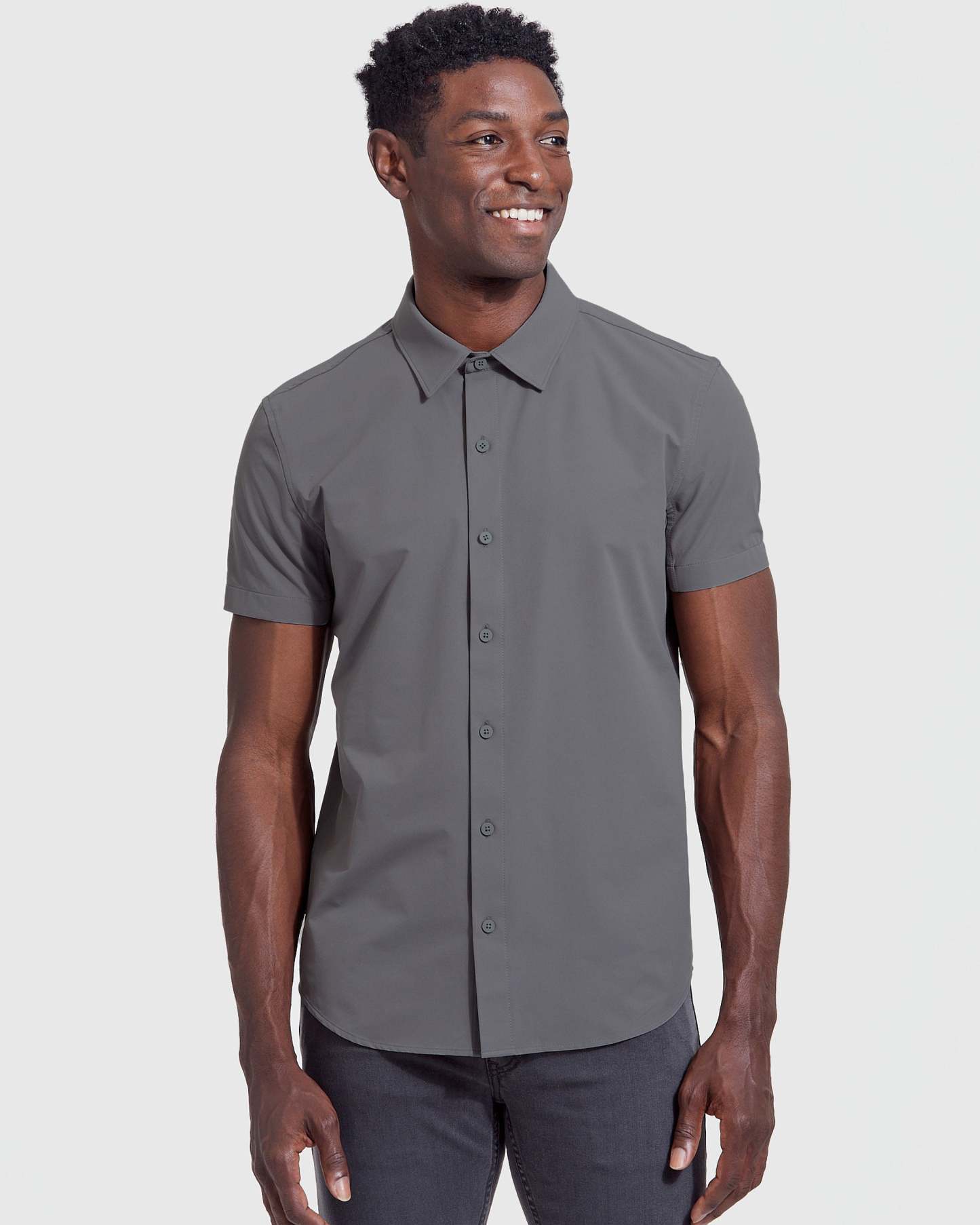 Carbon Commuter Short Sleeve Shirt-VibeCloset