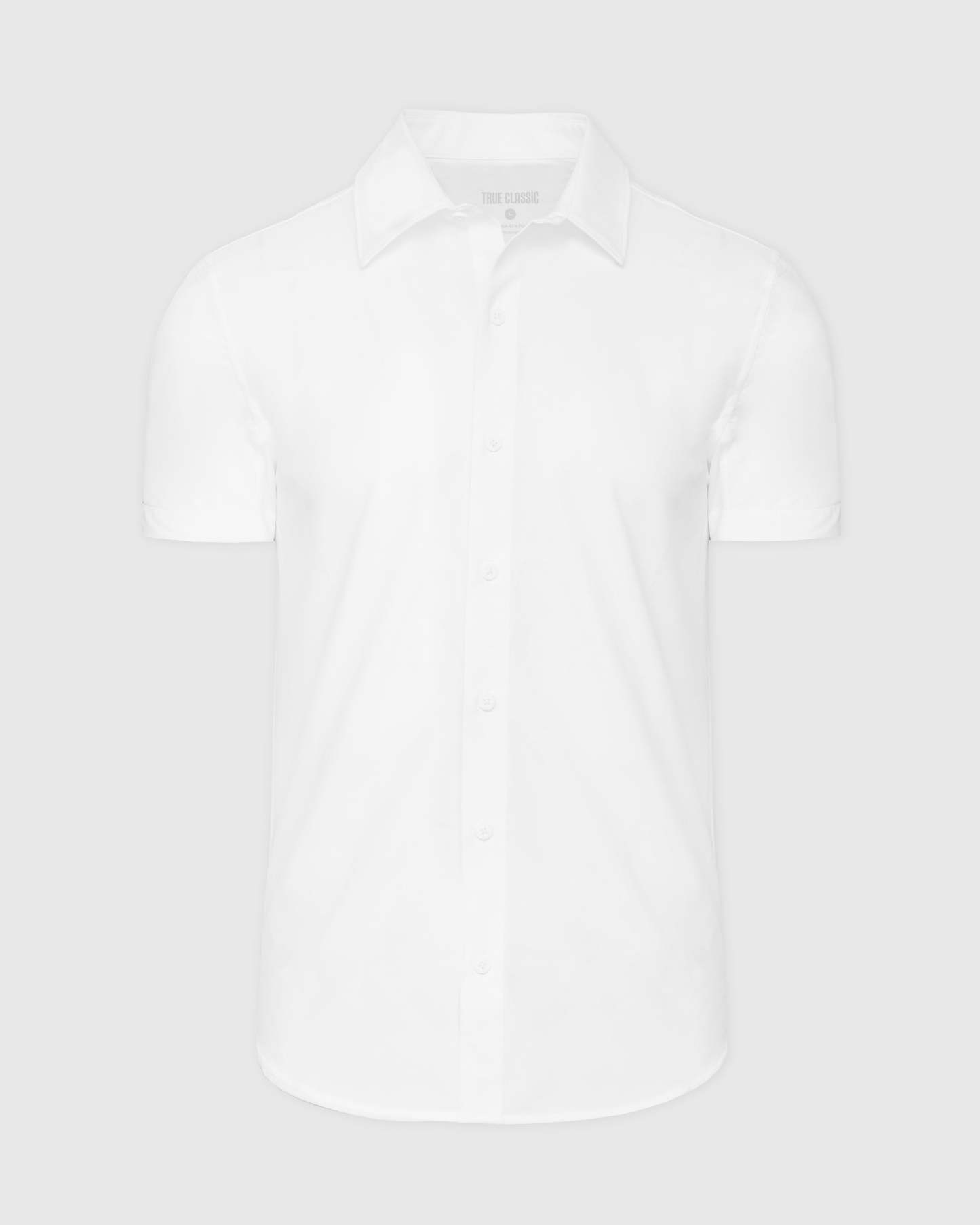 White Commuter Short Sleeve Shirt-VibeCloset