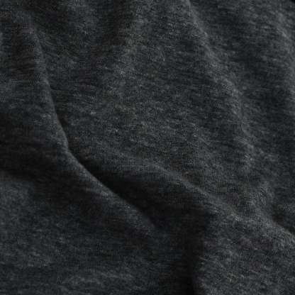 Charcoal Heather Gray V-Neck Tee-VibeCloset