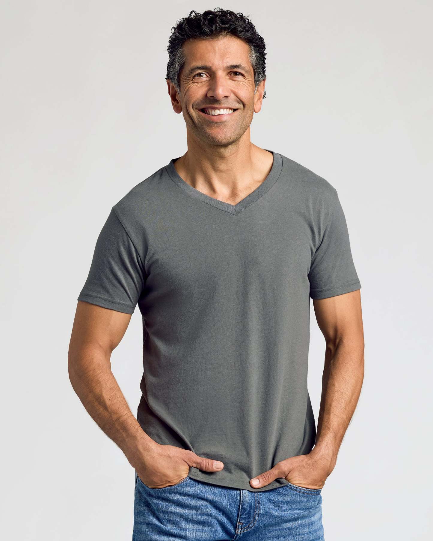 Staple Short Sleeve V-Neck 6-Pack-VibeCloset