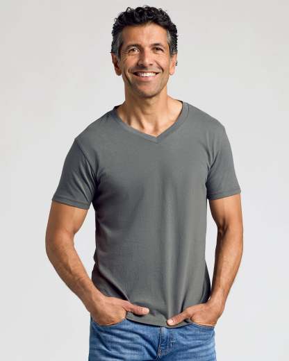 Staple Short Sleeve V-Neck 6-Pack-VibeCloset