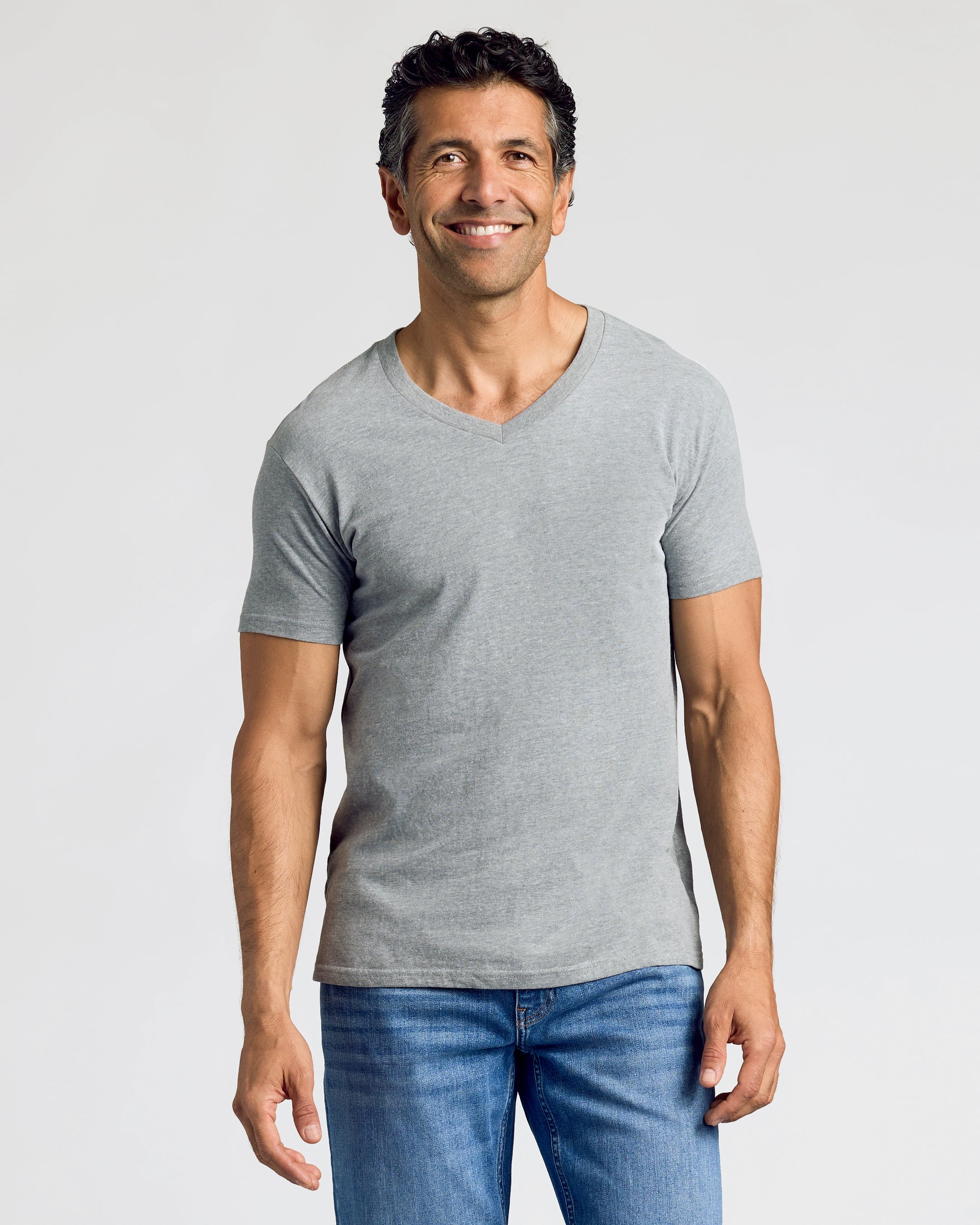 Staple Short Sleeve V-Neck 6-Pack-VibeCloset