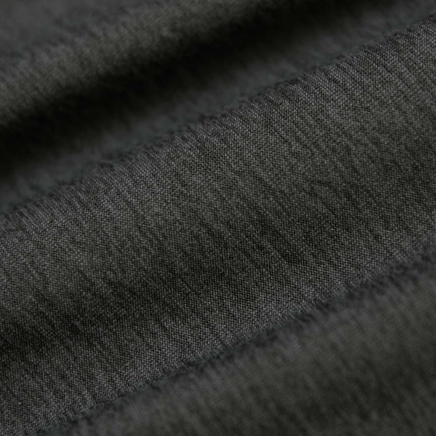 Charcoal Heather Gray Active Long Sleeve Crew T-Shirt-VibeCloset