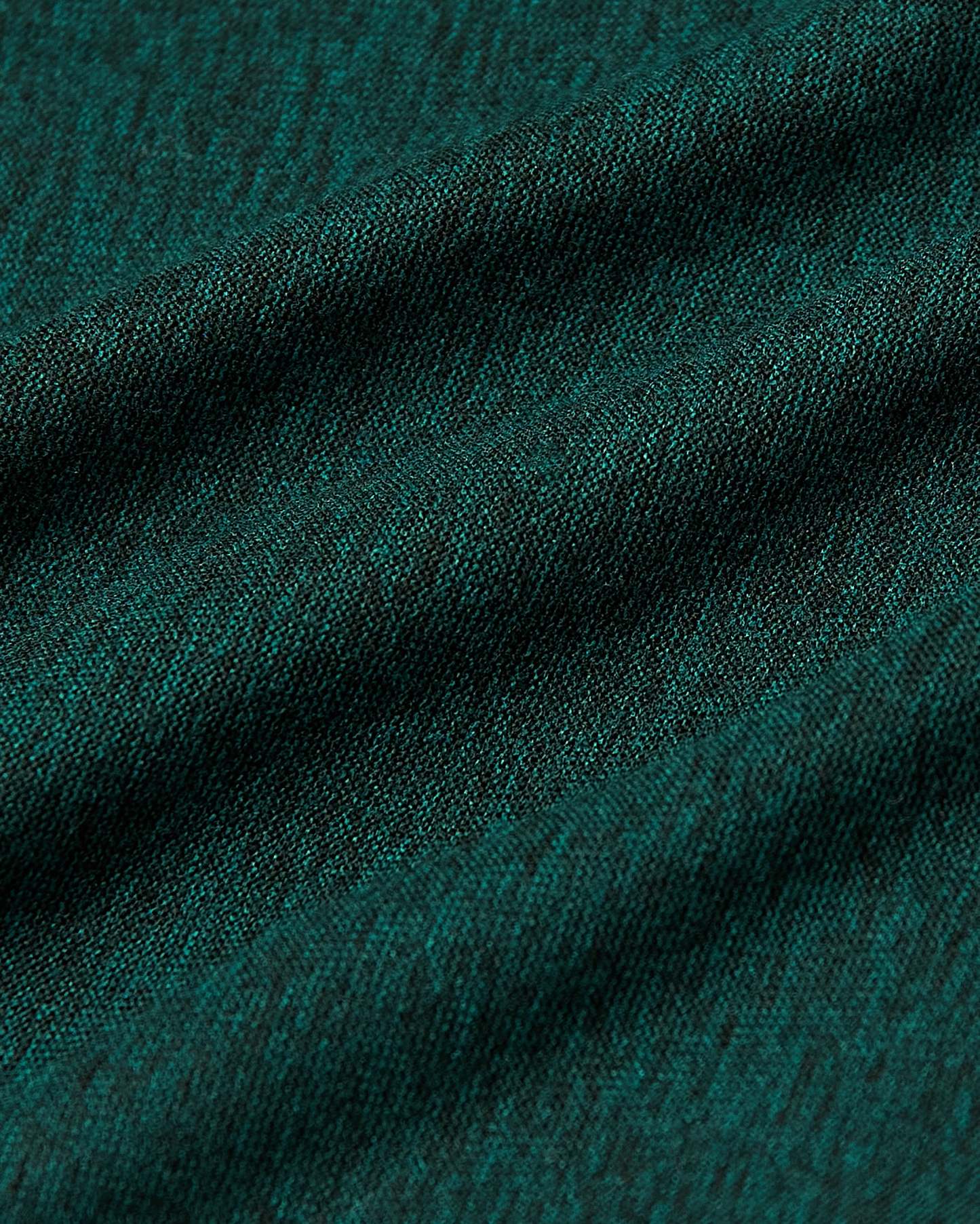 Evergreen Heather Active Long Sleeve Crew T-Shirt-VibeCloset