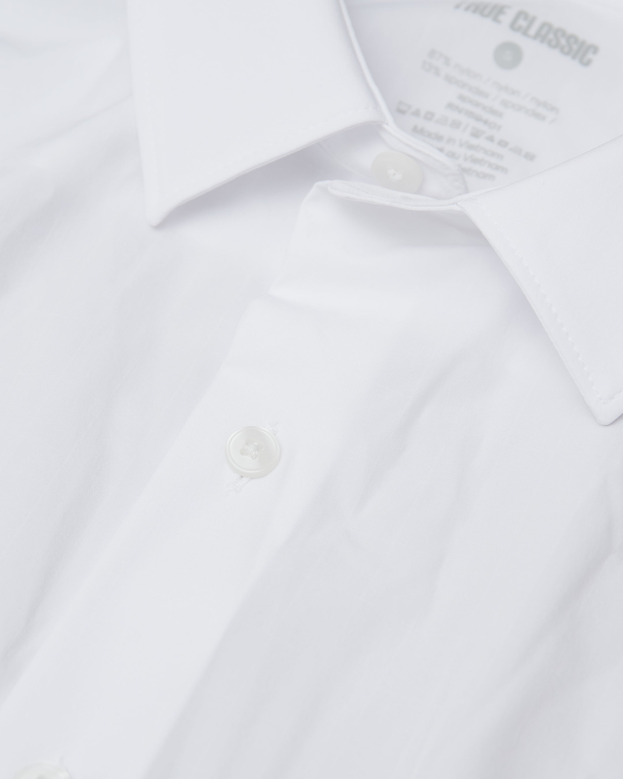 White Performance Lightweight Dress Shirt-VibeCloset