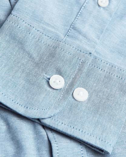 Harbor Stretch Oxford Long Sleeve Shirt-VibeCloset