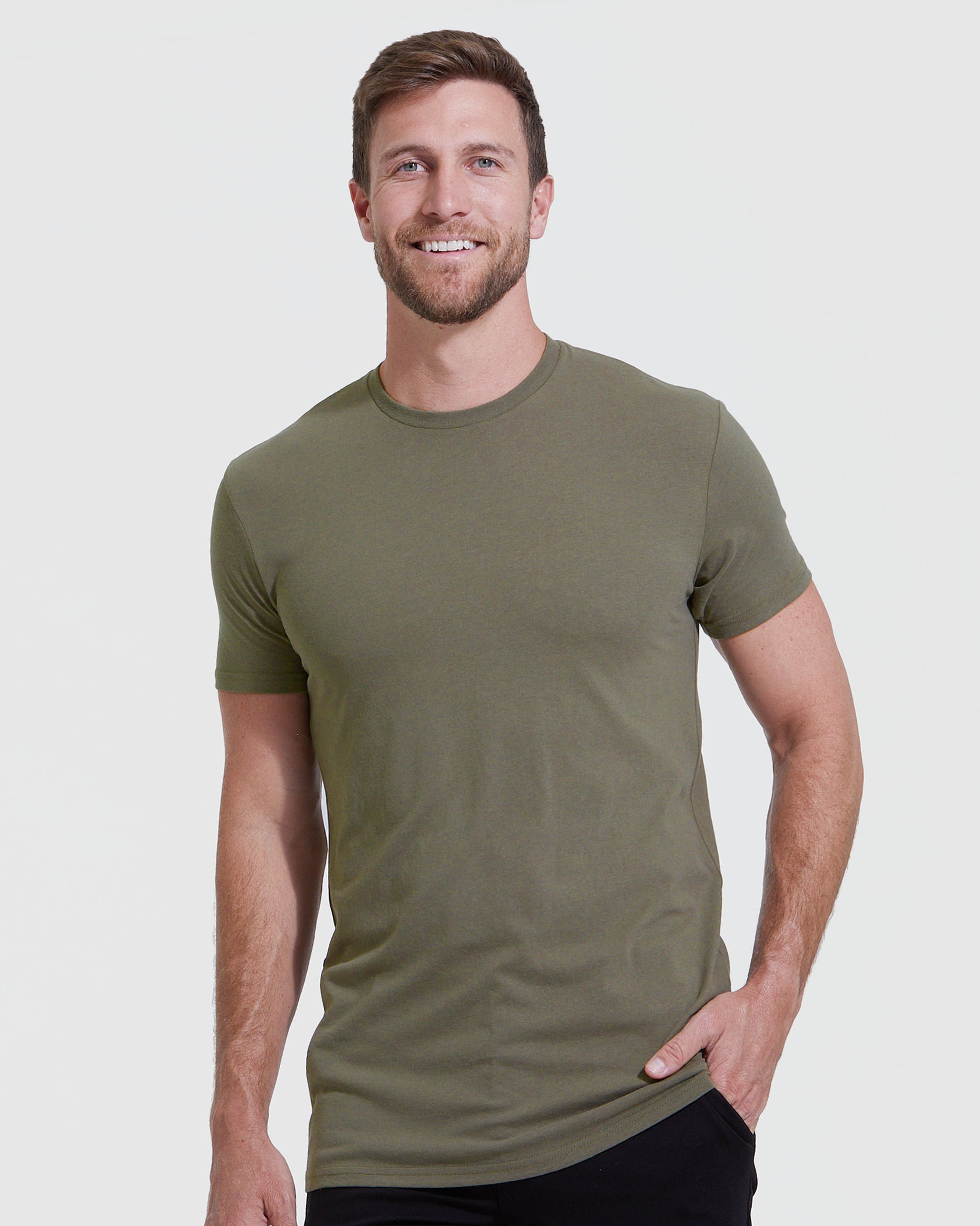 Staple Tall Straight Hem T-Shirt 6-Pack-VibeCloset