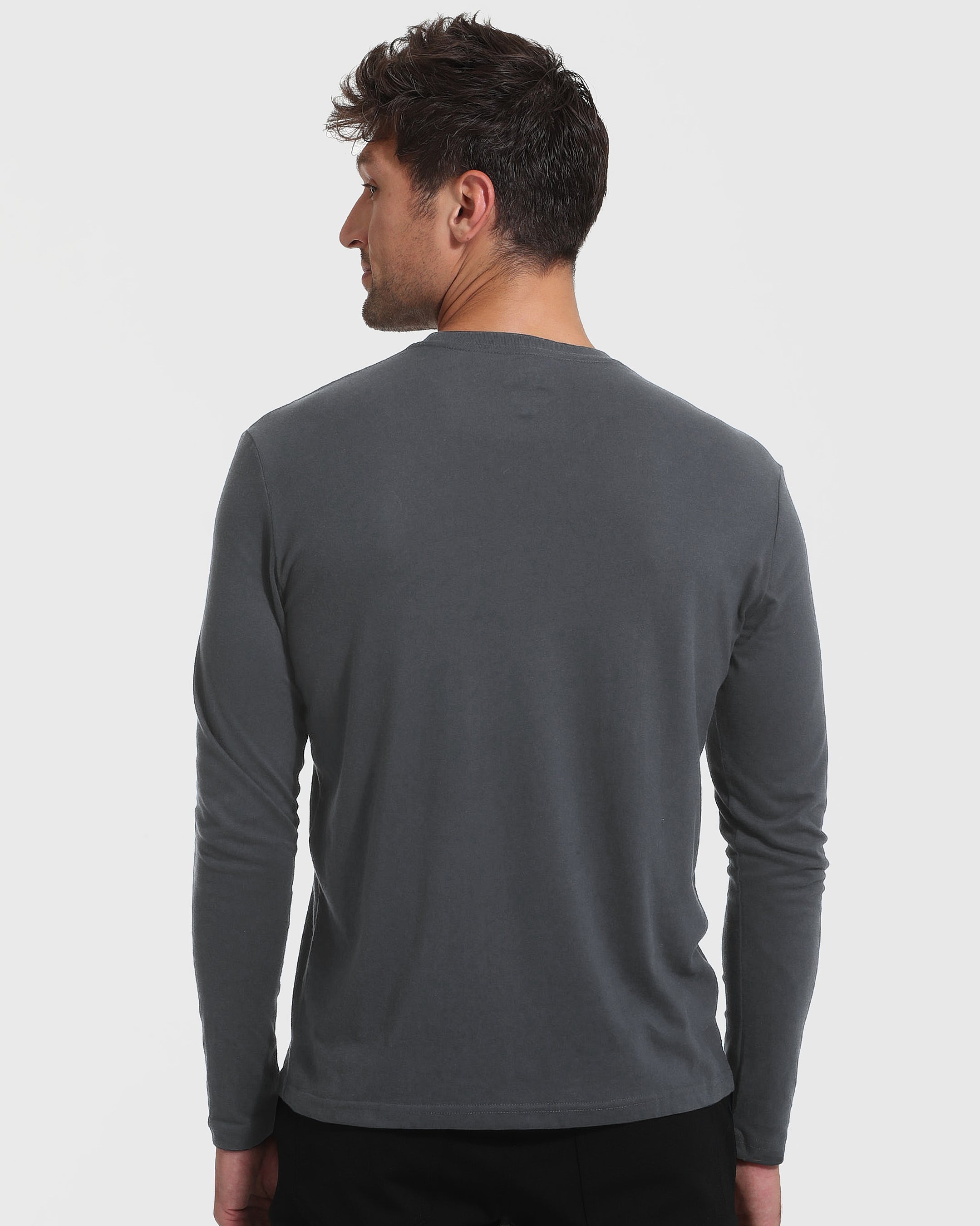 Carbon Tall Long Sleeve T-Shirt-VibeCloset