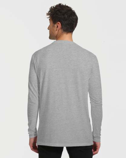 Heather Gray Tall Long Sleeve T-Shirt-VibeCloset